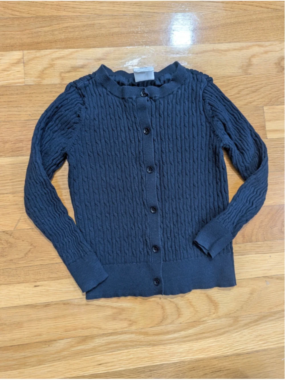 Gap Cable Knit Cardigan Sweater Navy Size XS